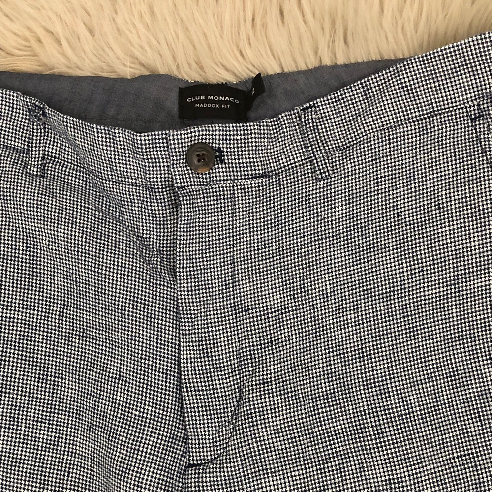 CLUB MONACO Maddox Fit 100% Linen Men’s  Shorts  | 32 - Picture 7 of 12